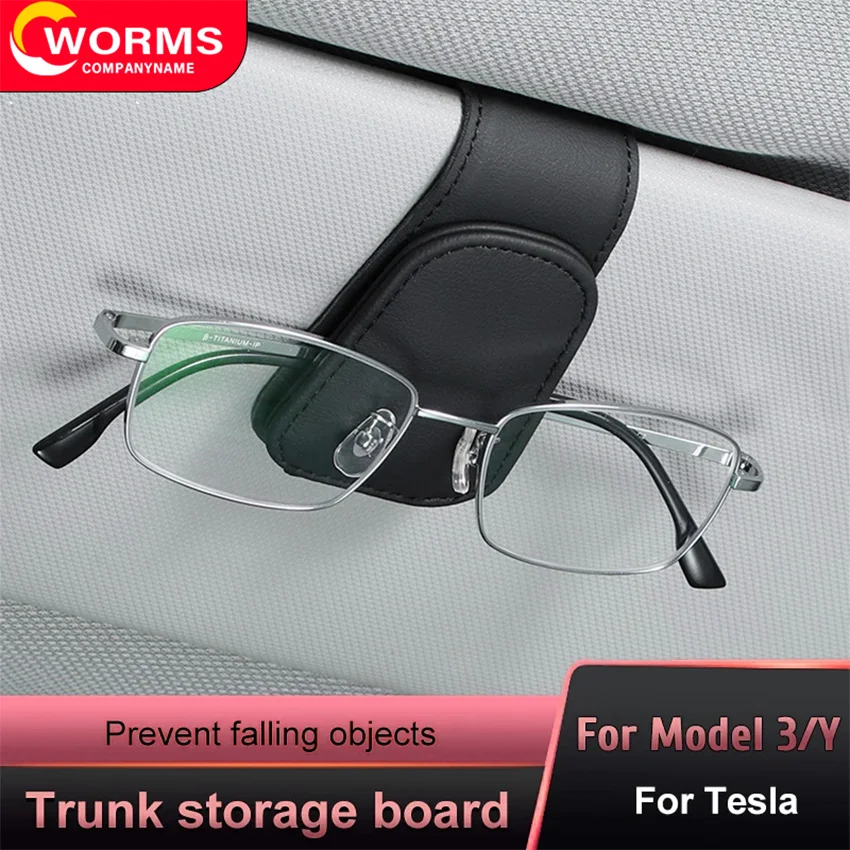 

Car Eyeglass Holder Glasses Storage Clip For Tesla Model 3 Y X S Auto Interior Organize Accessories Bracke Car Sunglasses Holder