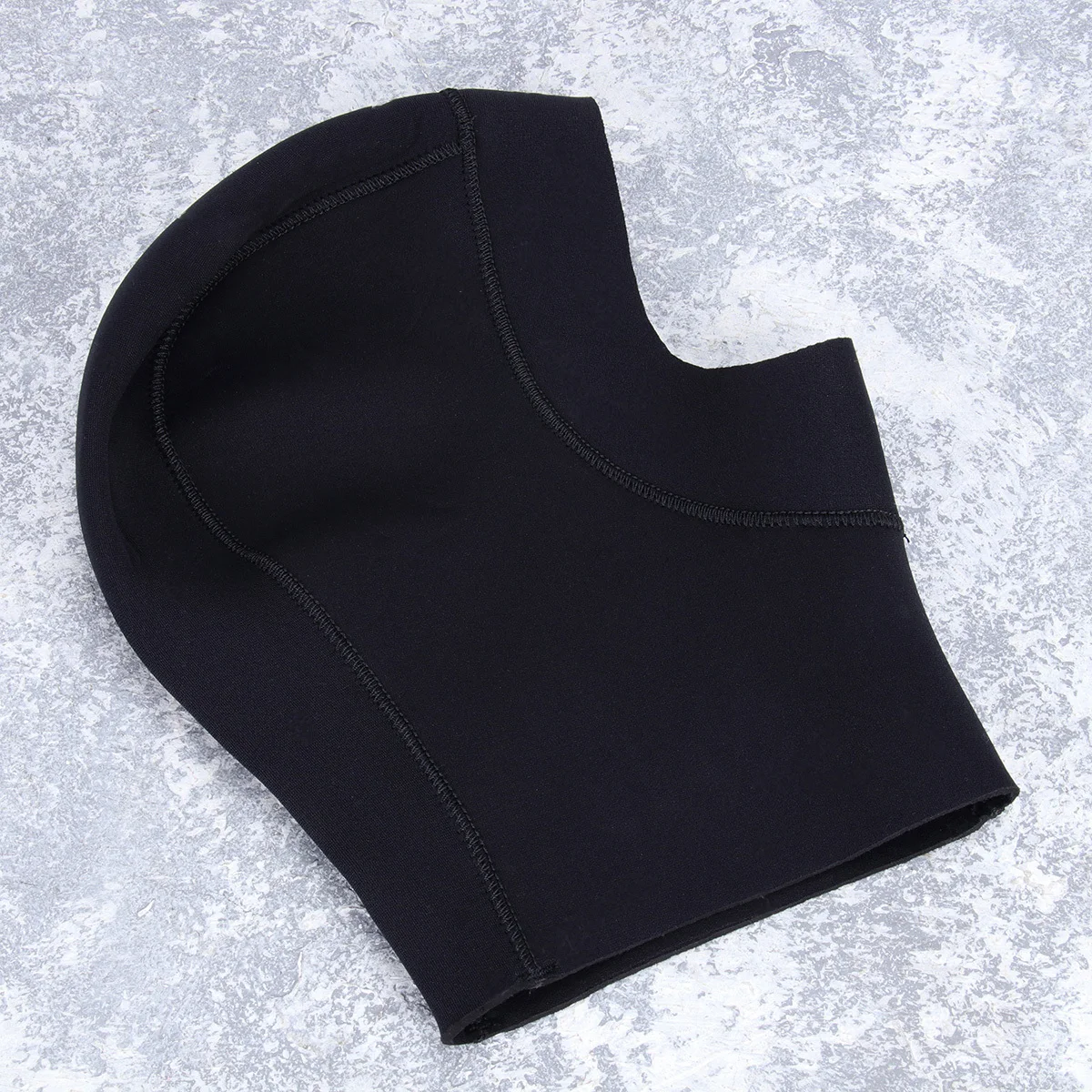 

1pcs Hood Thermal Uv Protection Snorkeling Hood Snorkeling Cap For Surfing Swimming Scuba Kayaking Size L Black
