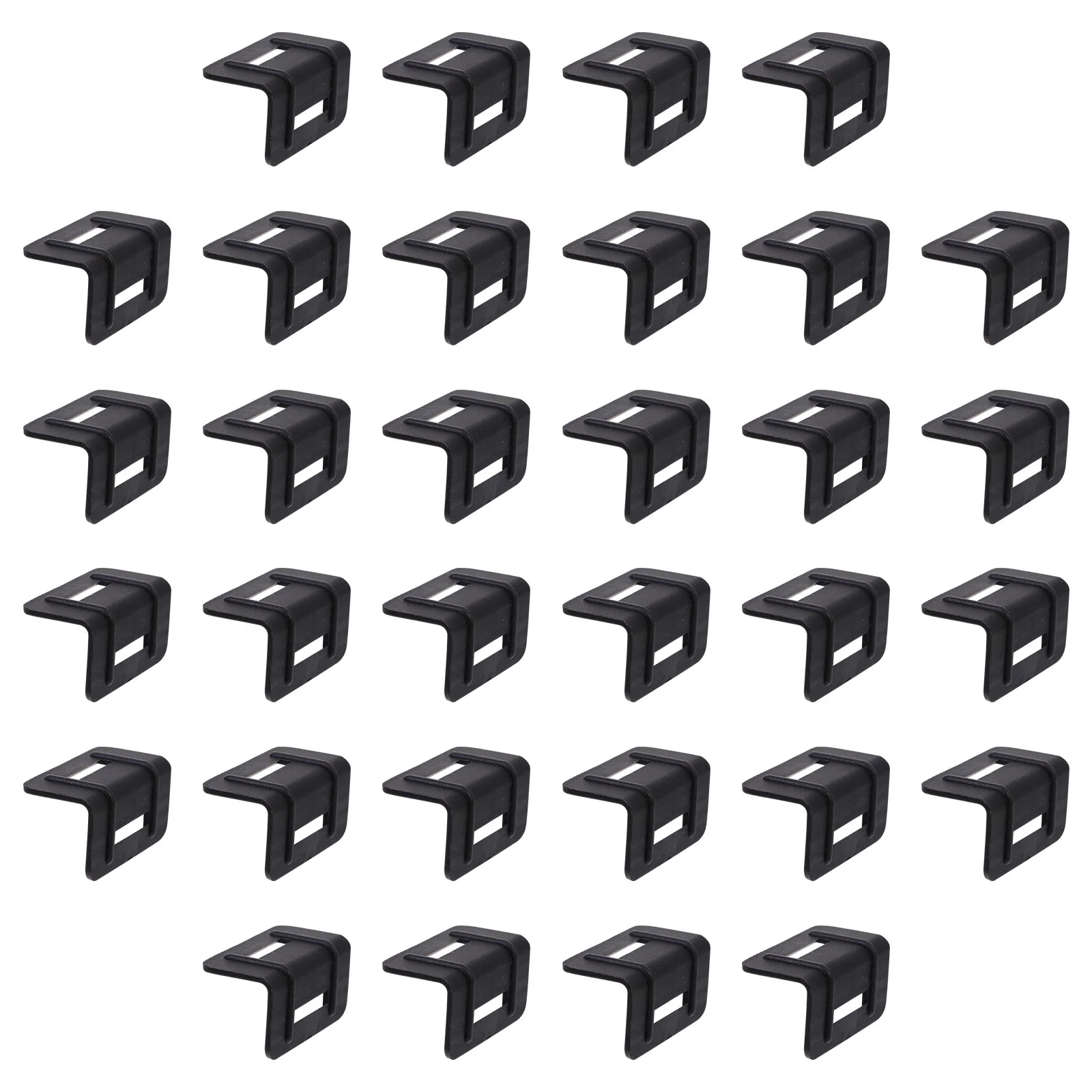 

100 Pcs Cargo Control Plastic Corner Protector Structure Designed Corner Guard Pallet Protector Strap Corner Protectors