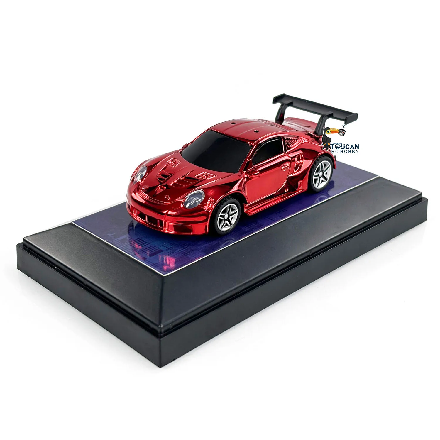 1/43 Scale RC Racing Car Mini Toy Gifts 2.4G RTR with LED lights Remote Control Electric Difting Car High Speed Model for Boys