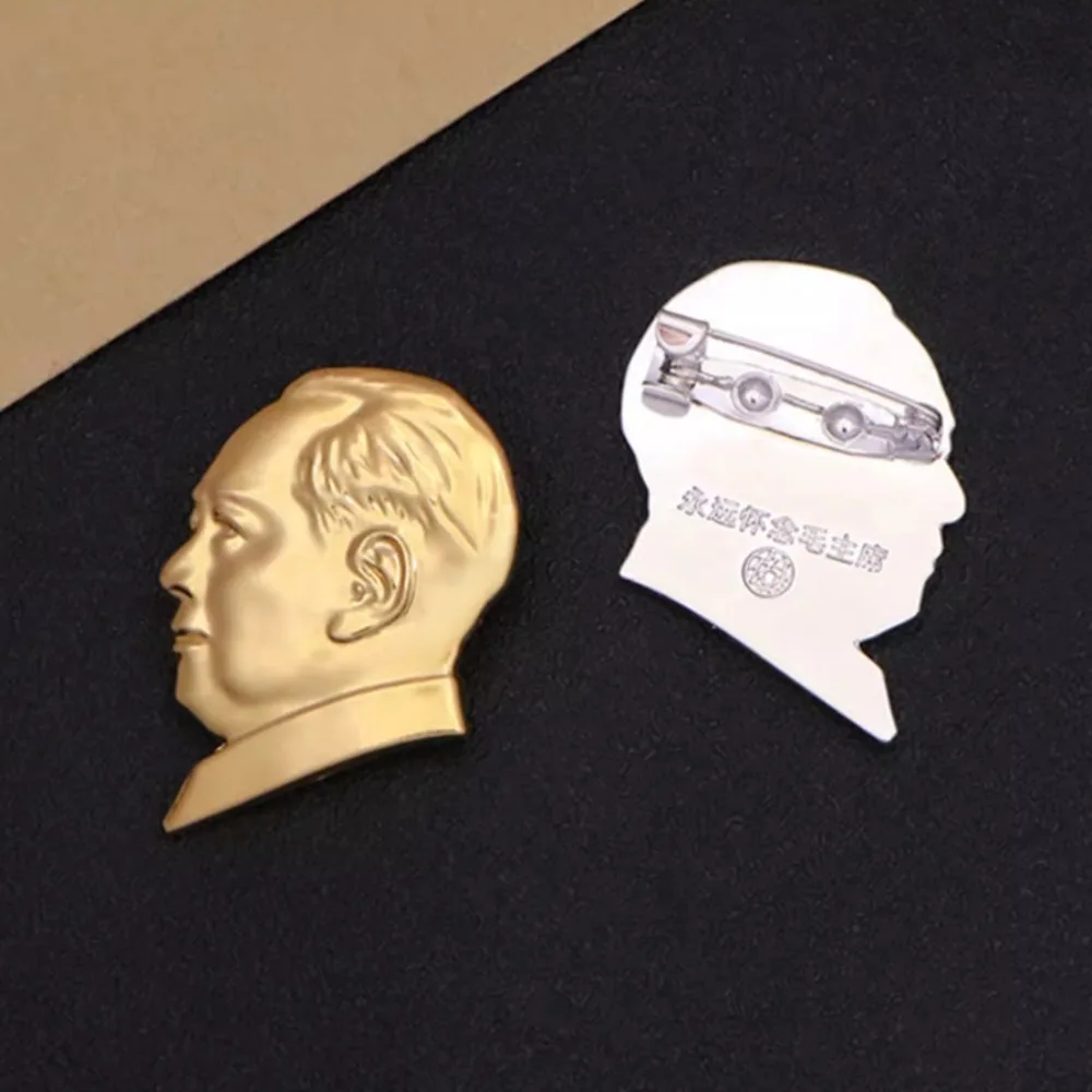 1 قطعة رئيس ماو شارة الهدايا التذكارية السياحية رجل عظيم بروش اكسسوارات دبابيس الهدايا
