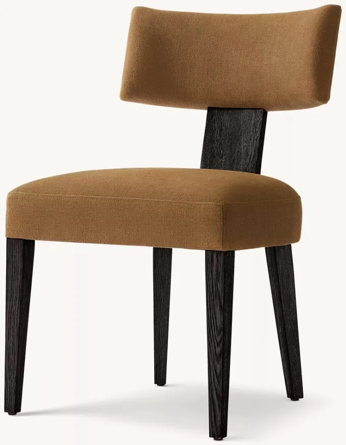 Luxury Modern Style Furniture Velvet Fabric Wood Dining Chair Nordic
