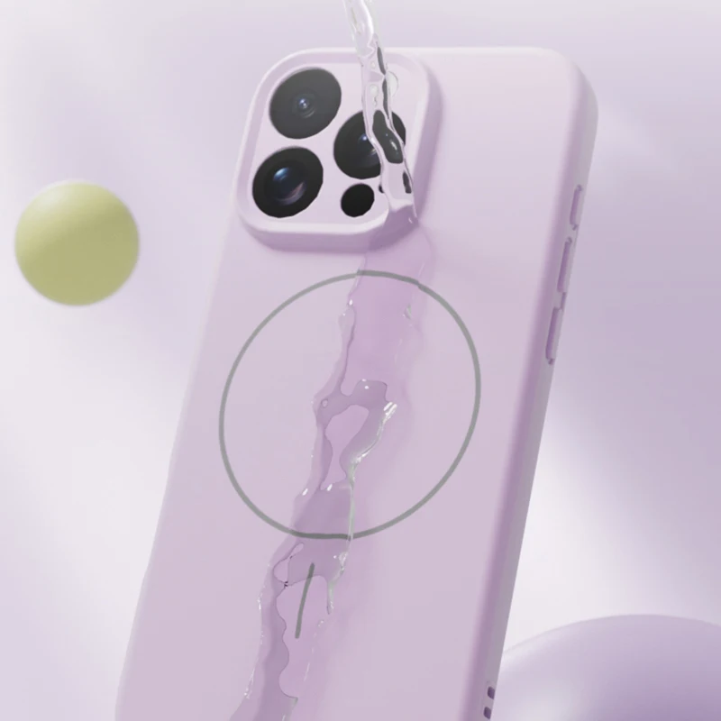 Original For Magsafe Liquid Silicone Soft Case For iPhone 11 12 13 14 15 16 Pro Max Plus XR XS X 16E Magnetic Matte Bumper Cover