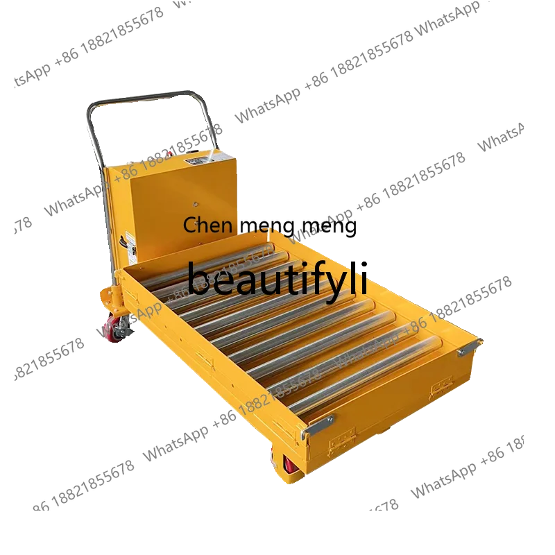 Z189 Hydraulic Lifting Platform Mold Sliding Platform Handcart Roller Wheel Hydraulic Lifting Cart