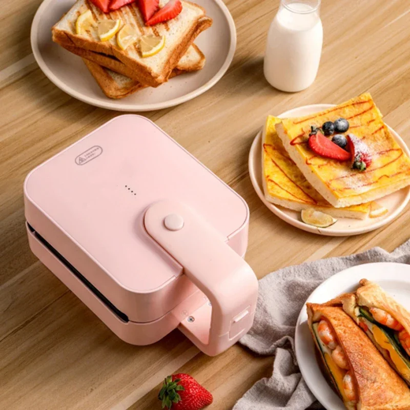 

Breakfast Sandwich Machine Internet Celebrity Home Small Bread Machine Switch Dual-purpose Toaster Press Sandwich Machine