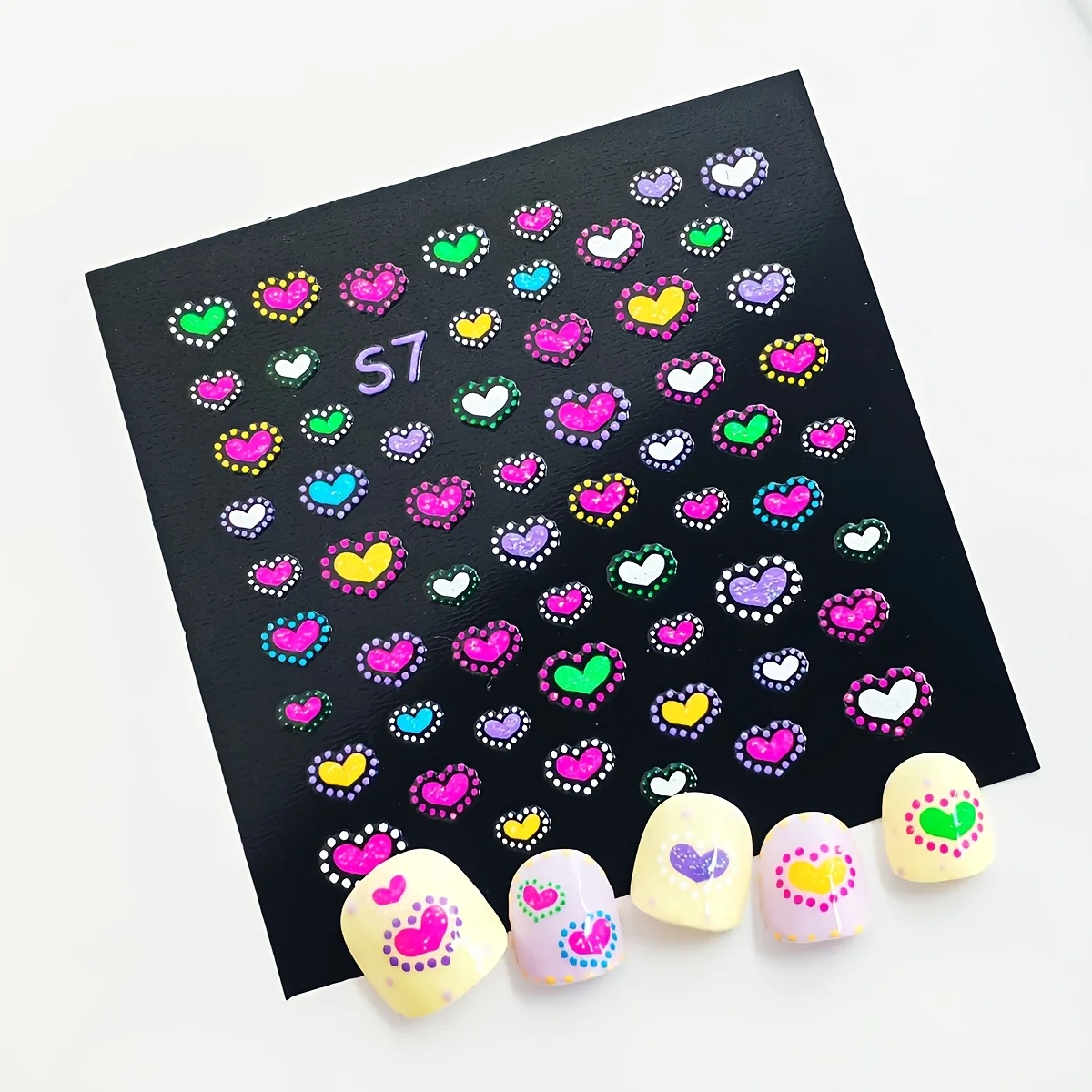 24 Stück leuchtende Nagelaufkleber, selbstklebend, glitzernd, im Dunkeln leuchtende Schmetterlinge, Sterne, Abziehbilder für DIY-Nagelkunst, Fußpflege, Party