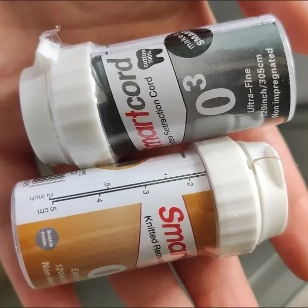 

Dental Dentistry Non Medicated Pure Cotton Braided Gum Line Gum Protection Strong Water Absorbing Gum Line Dental Materials