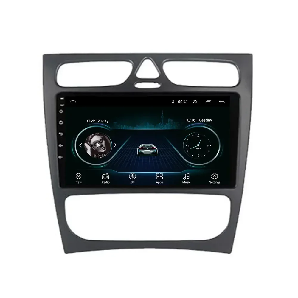 Android 13 For Mercedes Benz C-Class W209 C200 C320 C350 CLK W203 2002-2005 Car Radio Multimedia Video Player Navigation GPS DVD