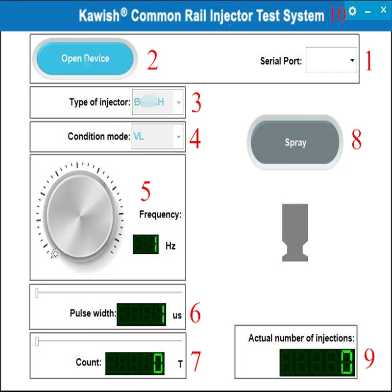 New! Update Kw608S Multifunction Diesel Common Rail Injector Tester Piezo Injector Tester Usb Injector Test AHE Test Function