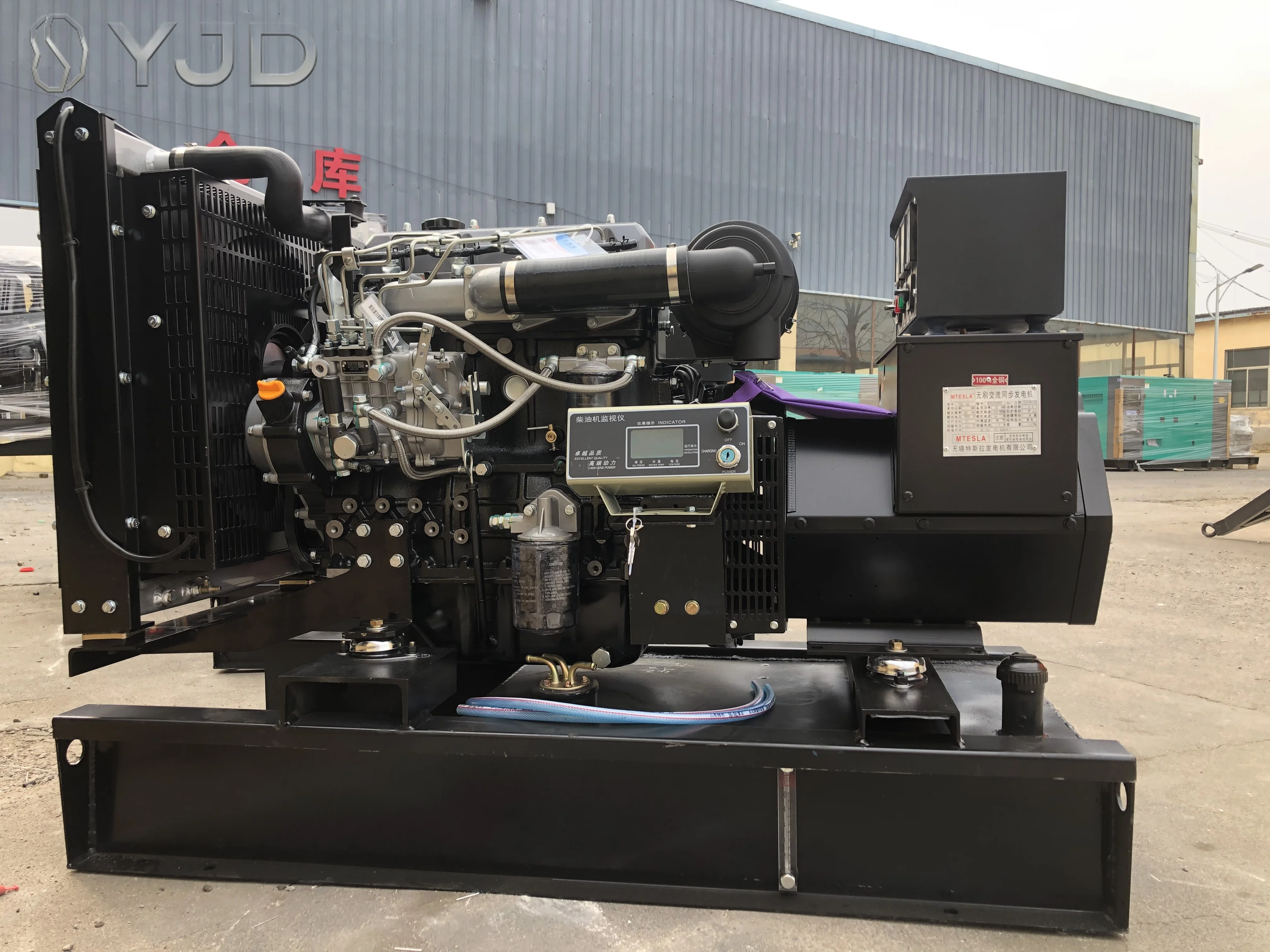 CE Diesel Generators Open Frame Type Single/Three Phase SEDC Engine Brand 30KVA 50KVA Diesel Generator Set 50/60HZ With ATS