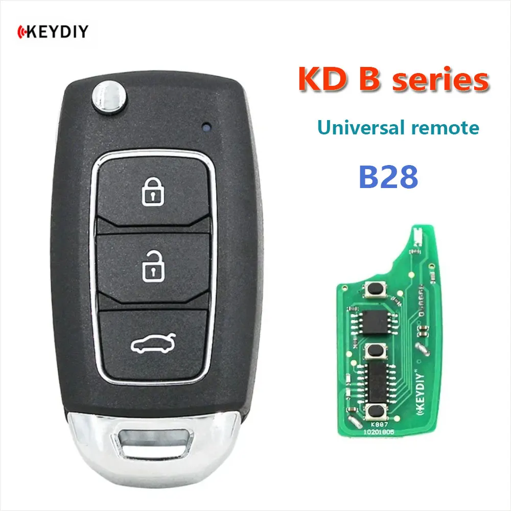 Keydiy KD B28 Universal Remote Key 3 Buttons for KD-X2/KD MINI/KD-MAX Key Programmer B Series Car Remote Key for Honda Style