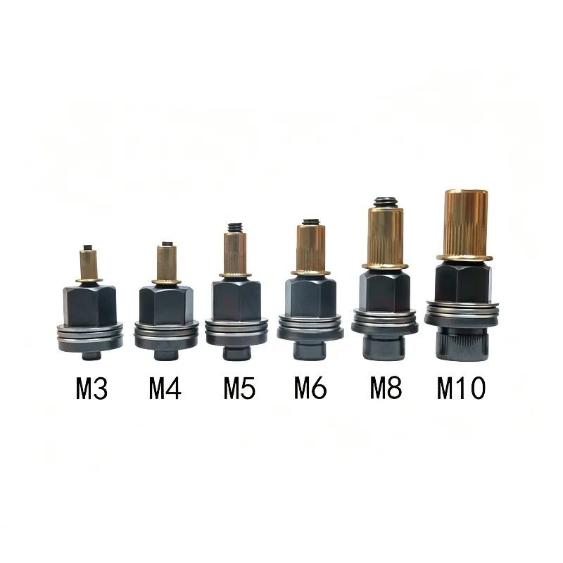 66pcs Rivet Nut Set M3 M4 M5 M6 M8 M10 Manual Riveter Tool Kit Insert Nuts Rivet Nut Pliers for Connecting Plate Pipe