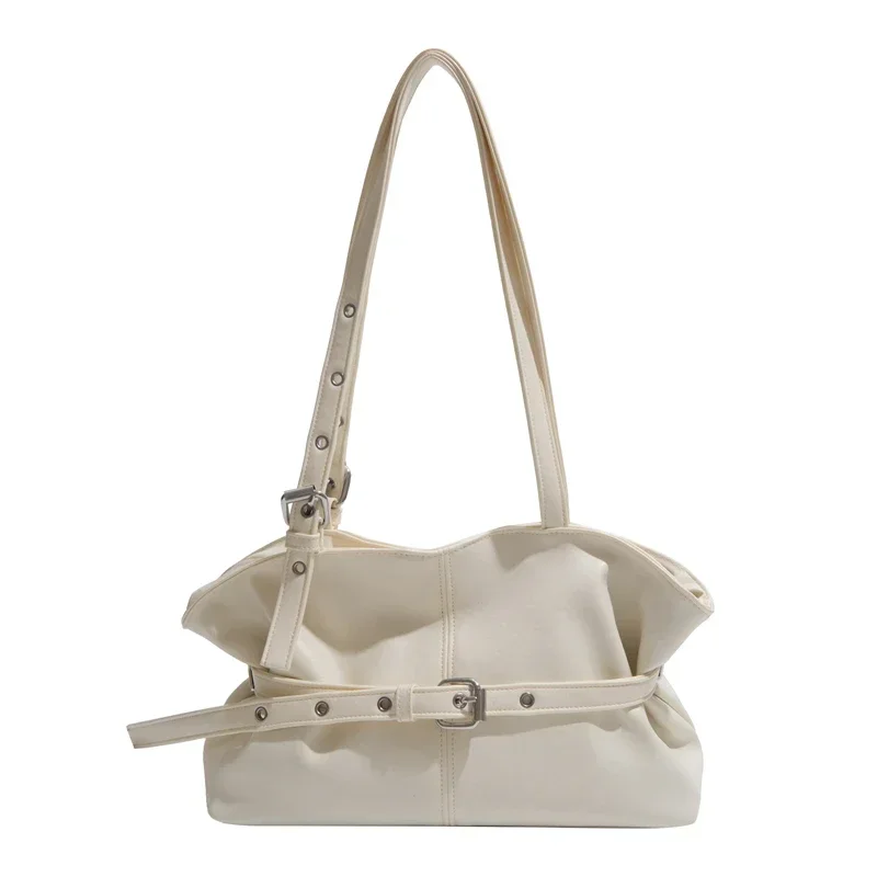 Stylish Vintage Women'S Diaper Bag Elegant Crossbody Large Capacity Leather Luxury Designer Commuter Bag Simple Fashion Trend