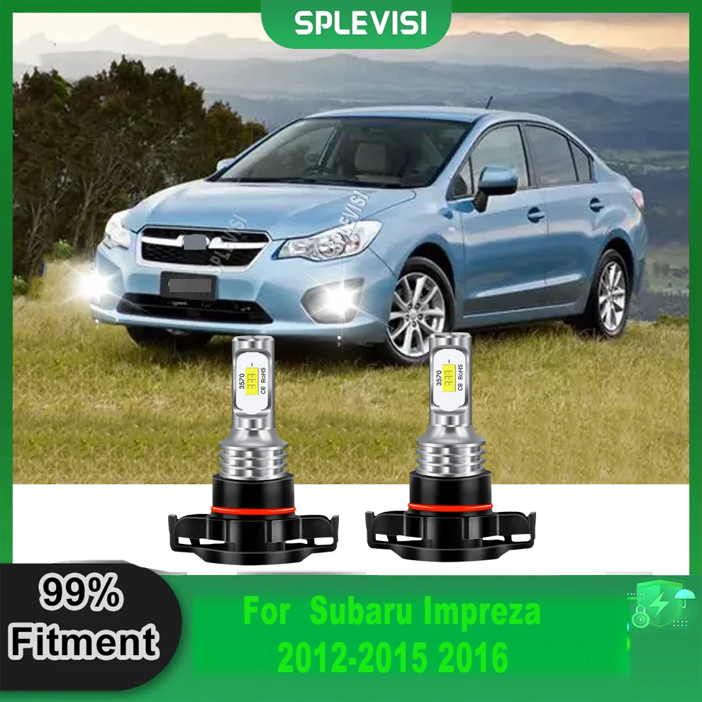 

Светодиодная противотуманная фара H16 5202, белая яркая, белая фара, прочная конструкция для Subaru Impreza 2012 2013 2014 2015 2016