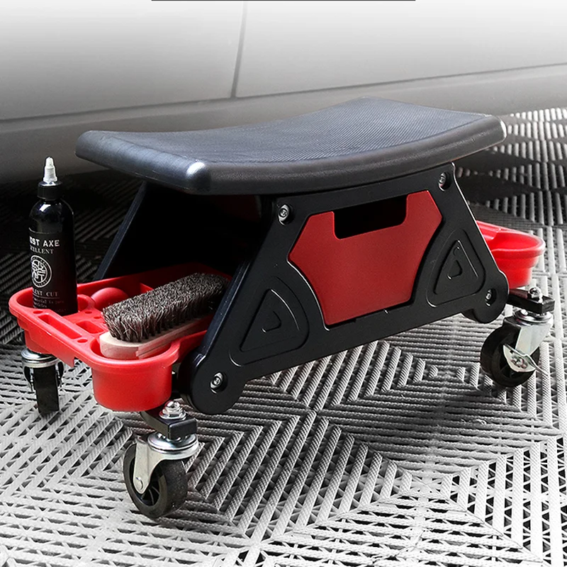 Multifunctional Tool Stool Car Beauty Drawer Work Stool Construction Stool Tool Storage Stool Mobile Car Wash Stool