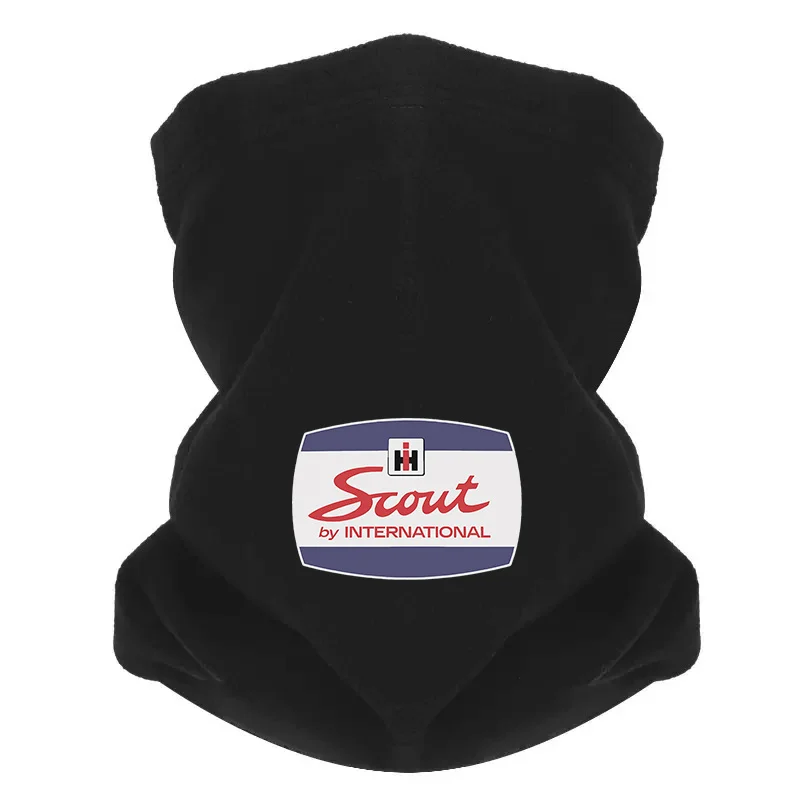 Scout International design brand emblem Men Outdoor Scarf Mask Neck Gaiter Hat Women cap Headgear Windproof Keep Warm Winter Mul