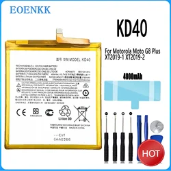 100% Original KD40 4000mAh Battery For Motorola G8 PLUS/G8+ +Tools