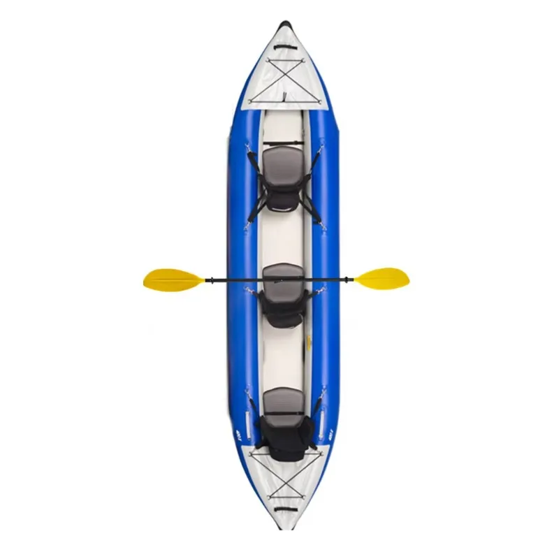 2026  3 Person Kayak Inflatable Canoe Kayak Drop Stitch Pvc Inflatable Kayak