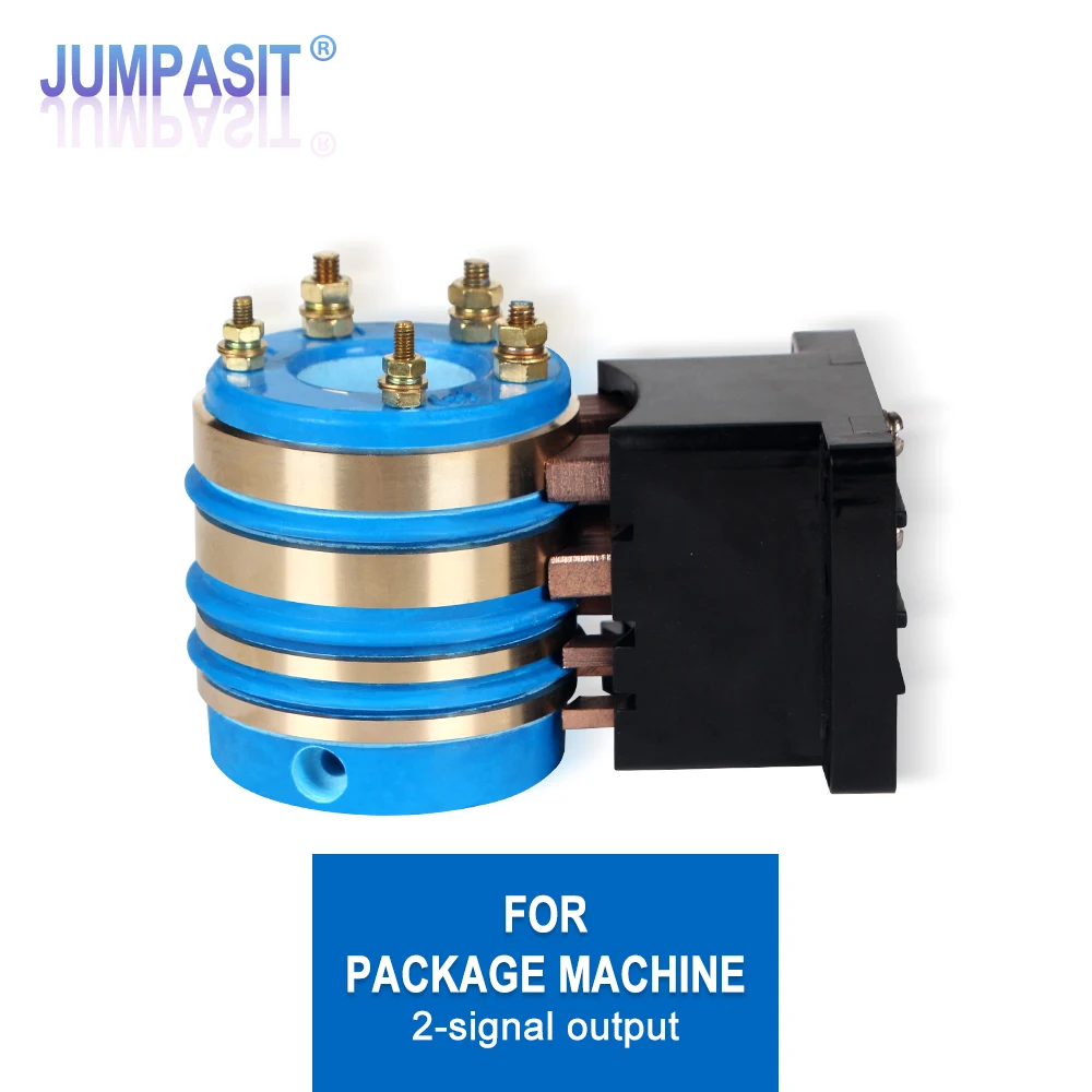 Jumpasit 25x54x58-4 4-way Carbon Brush Slip Ring Set 25mm Shaft Dia 20A/ 5A Signal Rotating Transmission