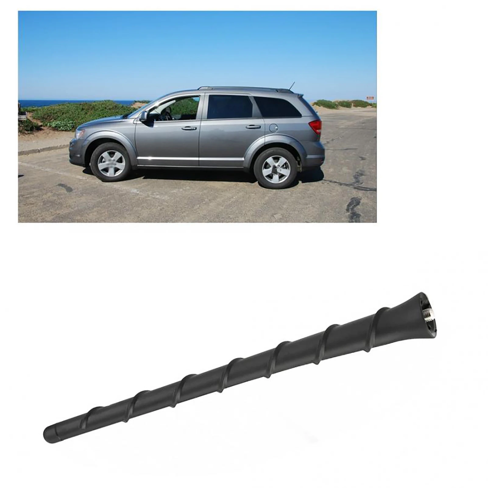 05091100AA 68297936AA 8 inch Replace Antenna Mast Aerial For JEEP GRAND CHEROKEE 2011-2017 DODGE DART JOURNEY DURANGO 2011-2016