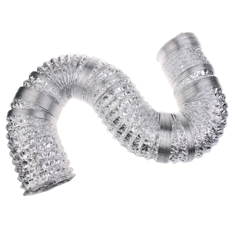 Inner Diameter 75mm Aluminum Foil Hose Ducting Flexible 1.5/3/6 Meter Pipe Ventilation Heater Hose For Barbecue Smoke