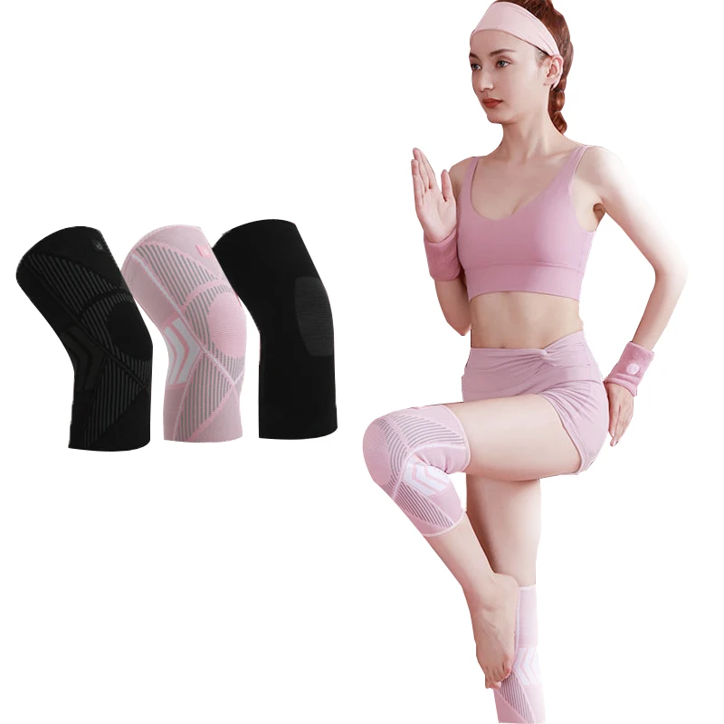 Sports Knee Pads Ladies Women Compression Joint Relief Arthritis Running Support Fitness Elastic Bandage Knee Pads Basketball