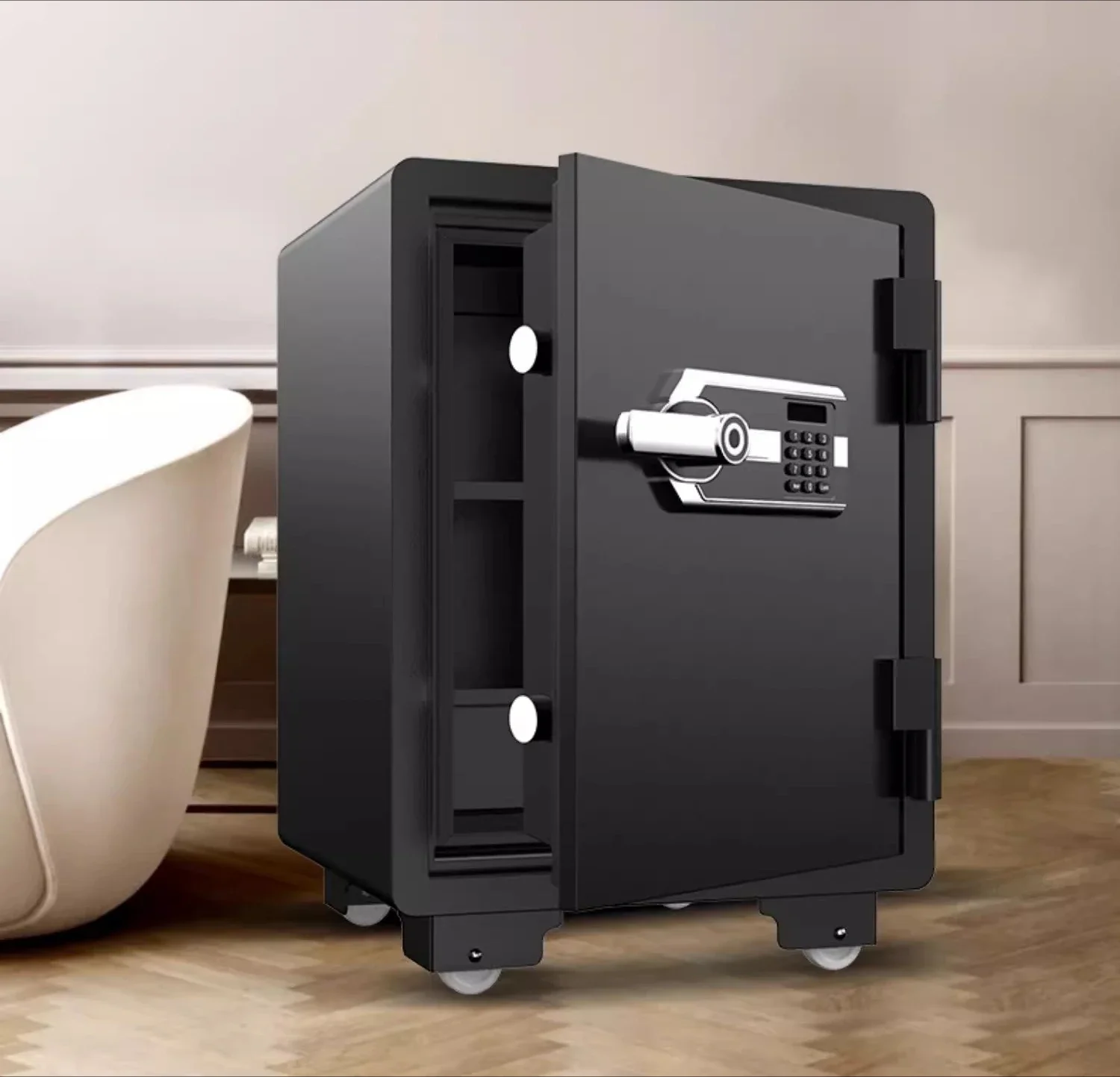 Professional fireproof safe, all-steel heavy-duty safe, small home office
