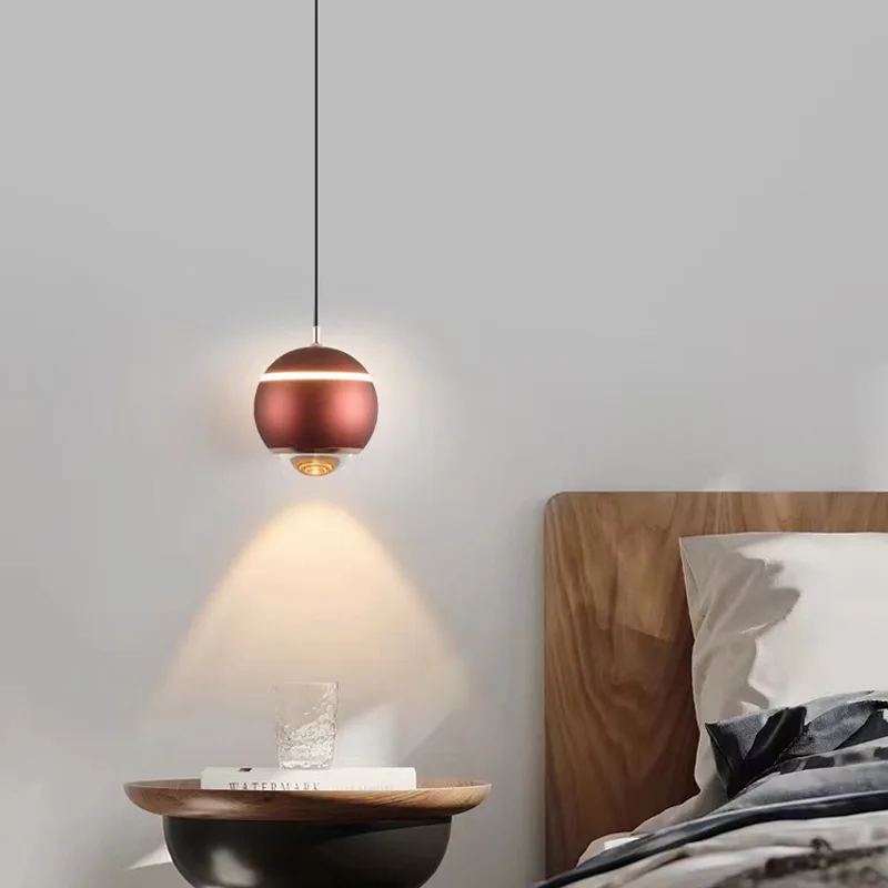 

Nordic Modern Minimalist Bedside Small Chandelier Osram COB Lighting Bar Reading Restaurant Pendant Light Creative Lamps