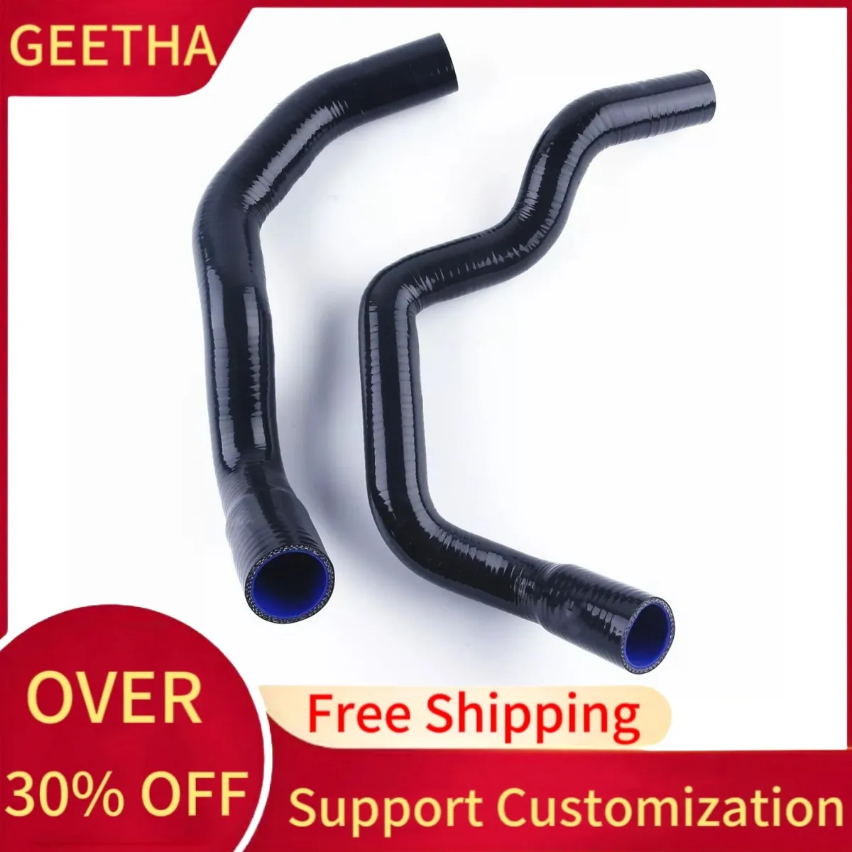 

Silicone Radiator Coolant Hose For 1987-1990 Jeep Wagoneer / Cherokee XJ 4.0L
