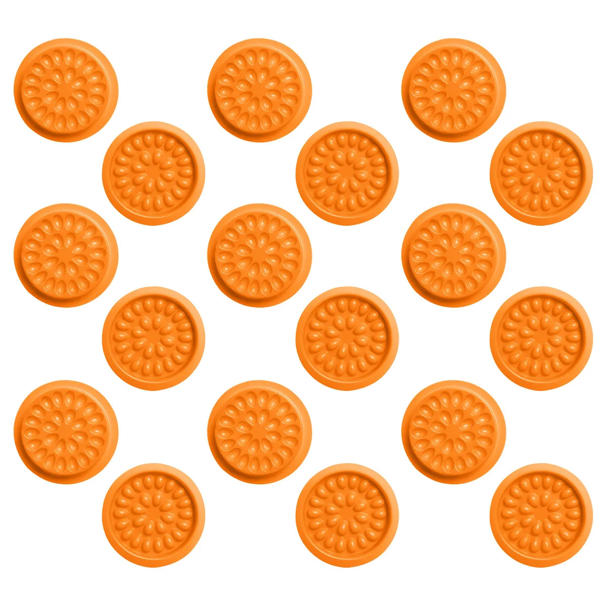 100 Stuks Wimper Extension Lade Pvc Niet-Gecorrodeerde Lijm Houder Voor Lash Toepassing Draagbare Herbruikbare Bloem Ontwerp Tool