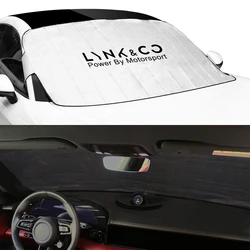 Car Front Windshield Sunshade Protector Parasol Cover Auto Accessories Tools For Geely Lynk & co 01 05 03 09 02 04 06 07 08