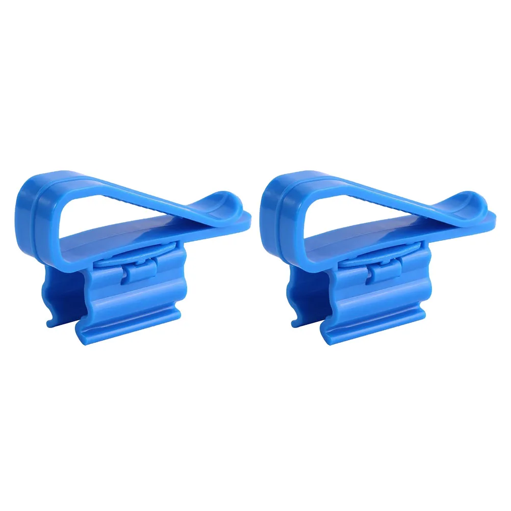 

2pcs Aquarium Filtration Hose Clip Blue Fish Mouth Pipe Fixing Clamp Holder Tank Bucket Cleaning Water Change Pet Supplies