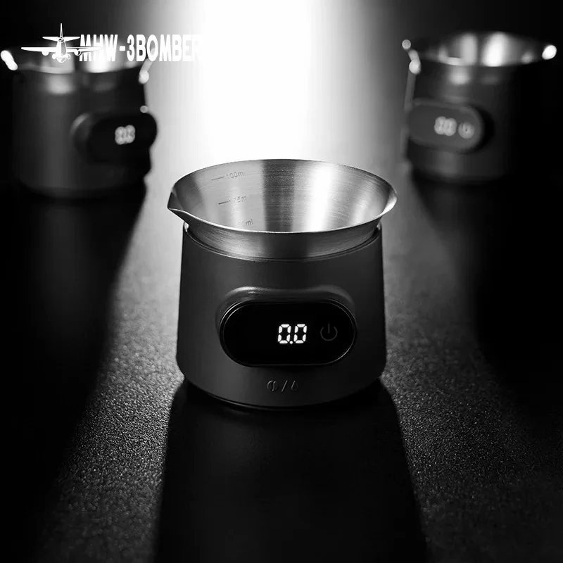 

MHW-3BOMBER ESP Coffee Scale,0.1g Barista Espresso Scale with Timer,Smart Digital Bean Scale,Kitchen Scale with Tray&Accessories