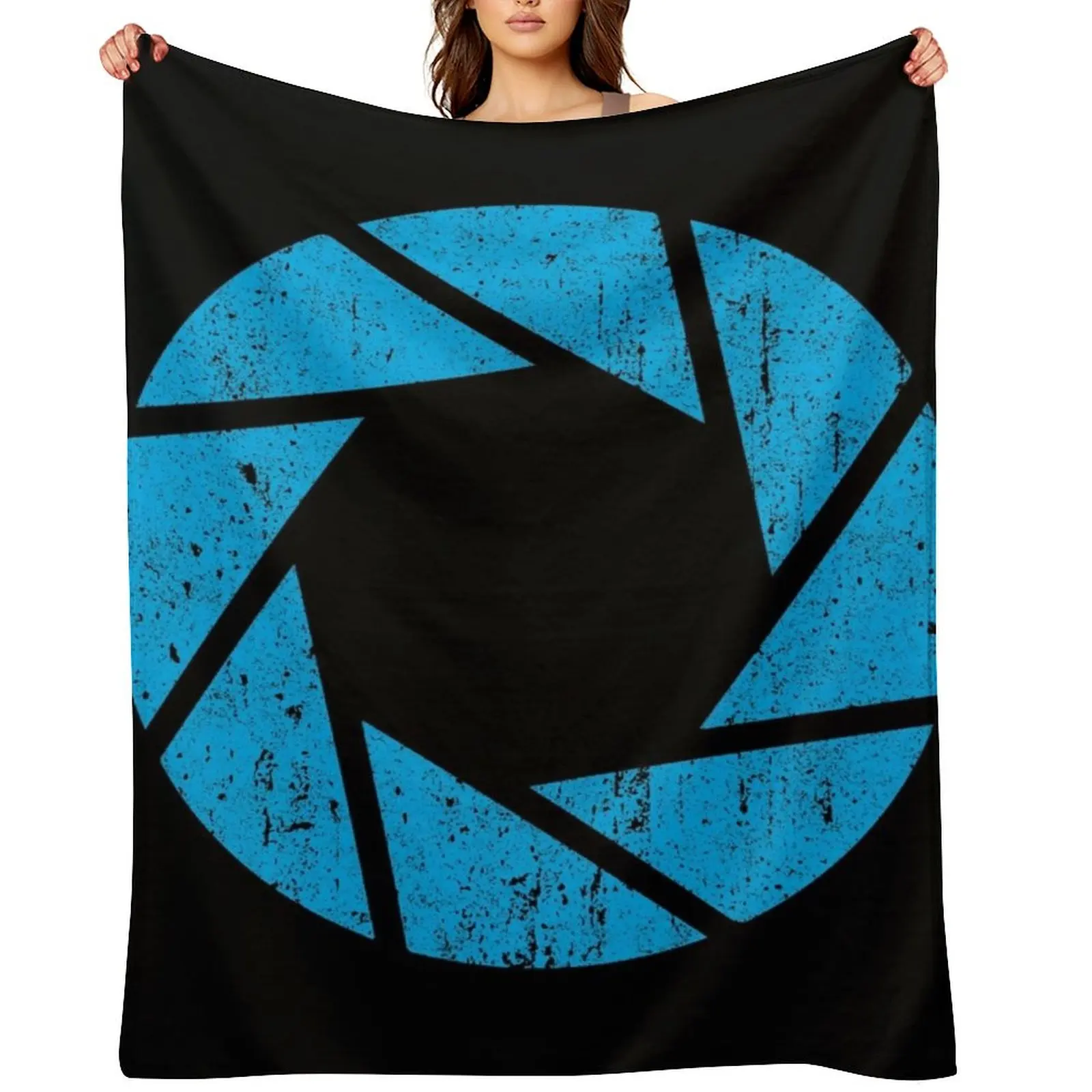 Aperture Labs Throw Blanket Soft Plush Plaid Decoratives Sofa Throw blankets and throws Blankets
