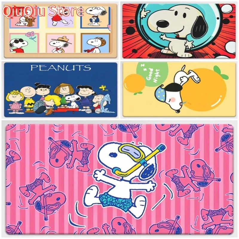 

Large Mousepad XXL Snoopy Mouse Pad Keyboard Gaming Accessories Mouse Mats Game Office Computer PC Gamer Laptop Desk， placemat