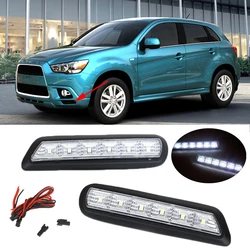 1 Pair LED Daytime Running Light DRL Lamp Waterproof Fog Lamp For Mitsubishi Outlander Sport RVR ASX 2010 2011 2012