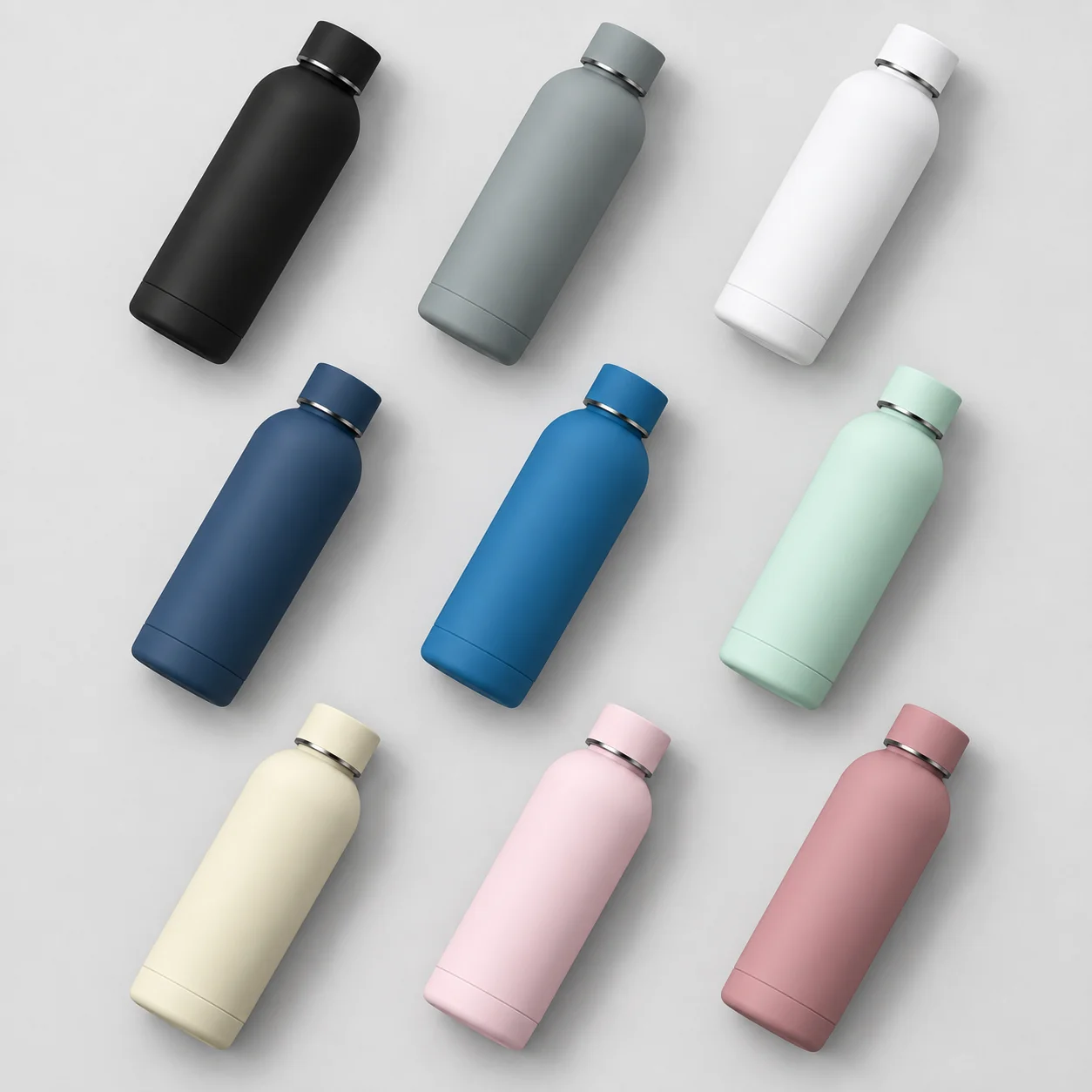 Personalized Insulated Water Bottle Custom Name Logo 500ml 750ml Stainless Steel for Women Men Office Gym Travel and Gifts