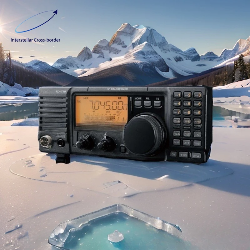 

IC-718 Коротковолновая радиостанция SSB, односторонняя, полнодиапазонная, 100 Вт, высокая мощность, мобильная рация, стабильный сигнал, чистый звук, простота
