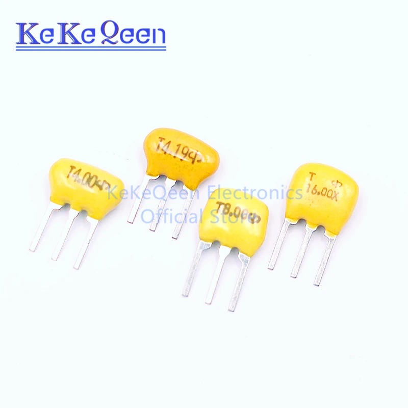 10Pcs/Lot ZTT4.00MG ZTT6.00MT ZTT8.00MT ZTT10.00MT ZTT12.00MT ZTT16.00MT ZTT20.00MT ZTT24.00MT ZTT Series Ceramic Resonator