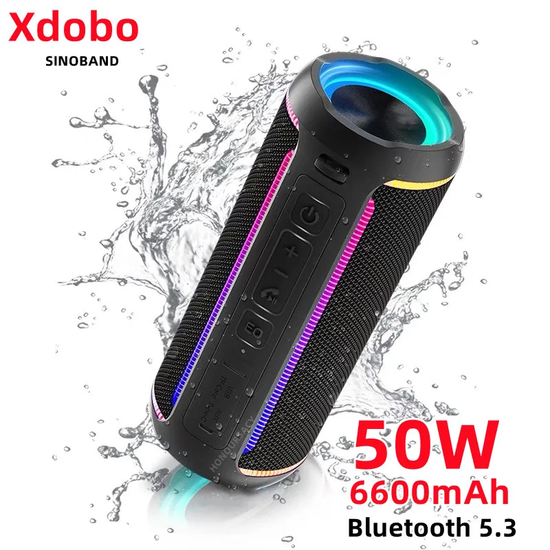 

Портативная беспроводная Bluetooth-Колонка XDOBO цифровая, 50 Вт, IPX6