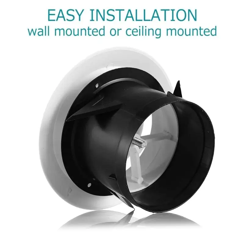 652F Adjustable Ducting Ventilation Cover Exhaust Vent Ducting Ventilation Grilles Round Air Vent Cover Outlet Enduring