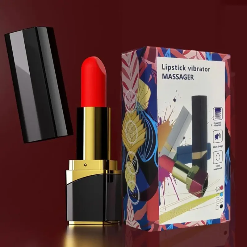 أحمر شفاه صغير هزاز قابلة للشحن المحمولة رصاصة هزاز G-نقطة تدليك محفز اللسان لعق البظر لعبة الجنس للنساء