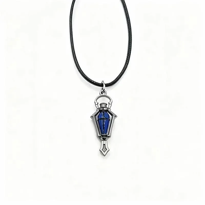 Genshin Impact Flins Lantern Pendant Necklace Nod-Krai The Lantern Bearer Non-Fading Game Peripheral Jewelry