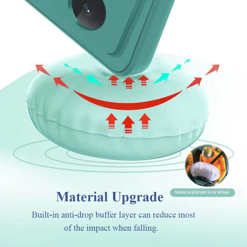 Per Realme GT2 Master Explorer Edition nuovo aggiornamento custodia per telefono in Silicone liquido con bordo dritto copertura Anti-goccia per obiettivo All-inclusive