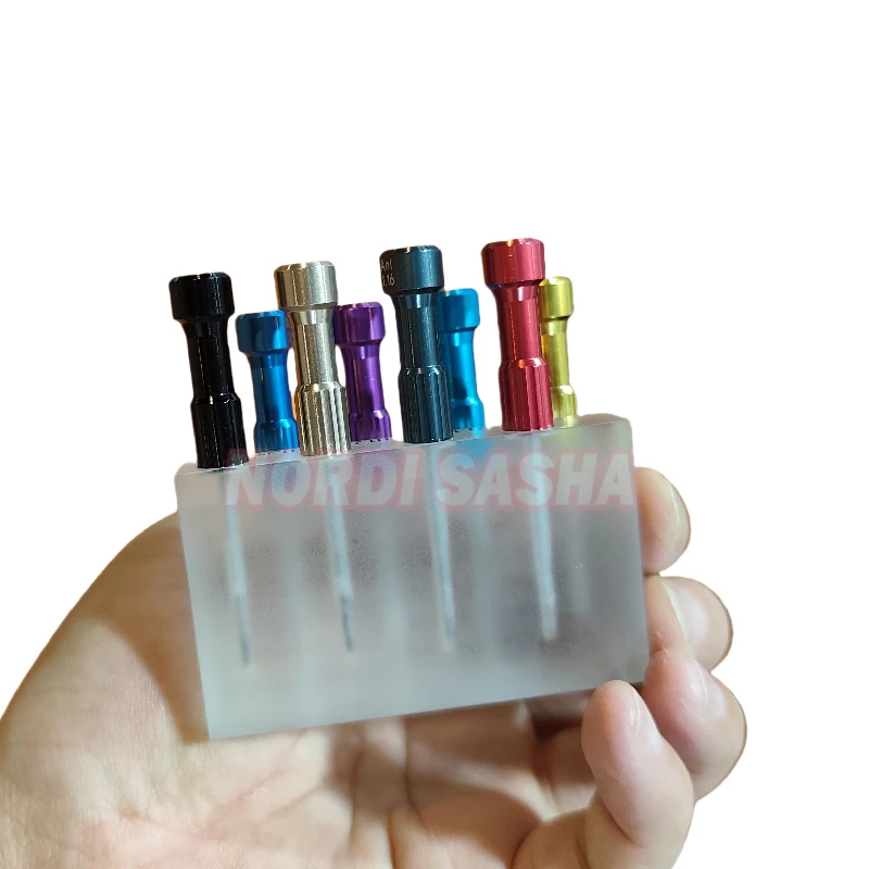 Dental Lab 6.2cm Technician Screwdriver Stainless Steel DIY Micro Screwdriver Implant Multiple Color Screw Driver