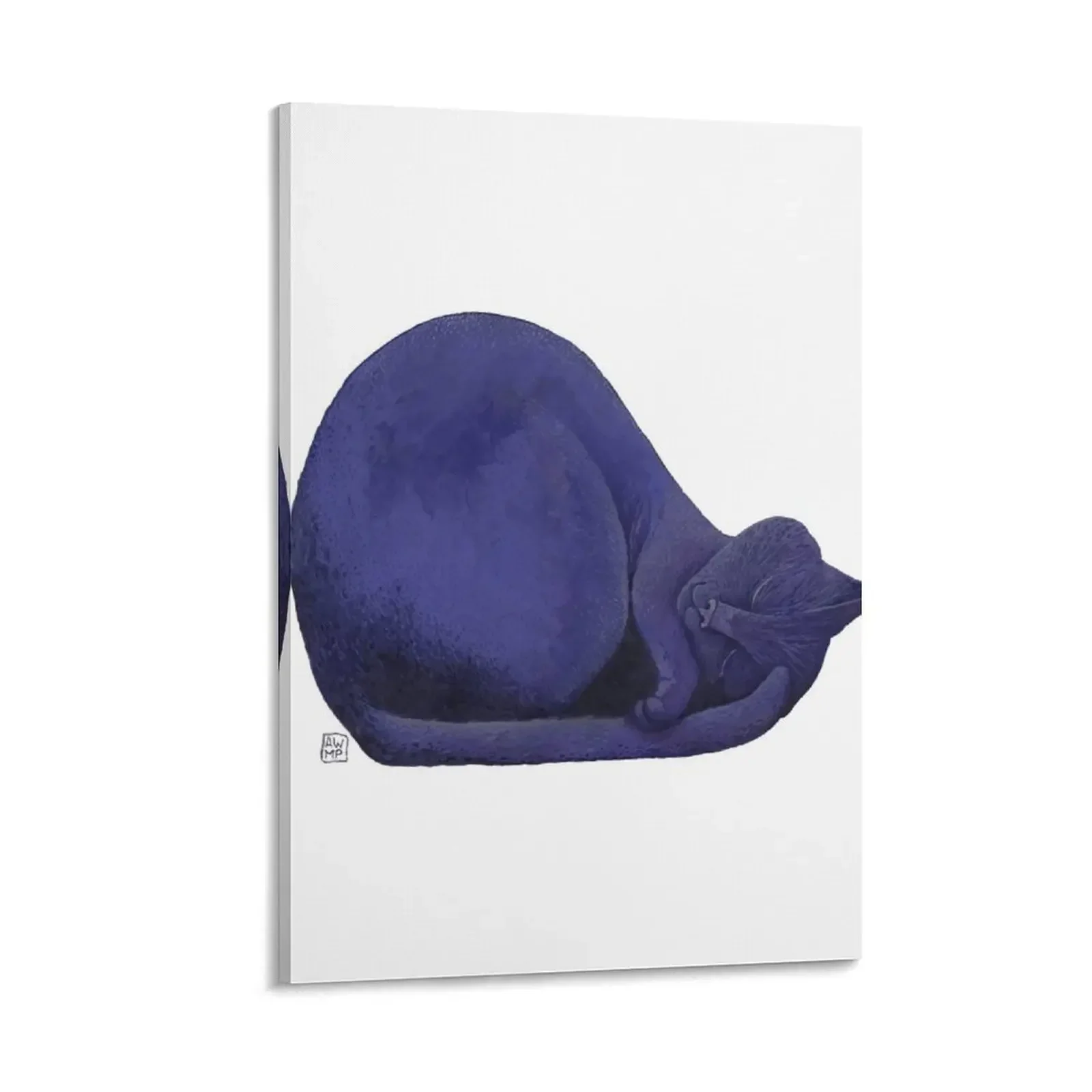 

Napping Purple Cat Canvas Painting nordic home decor home decorations Decor for room modern home decoration