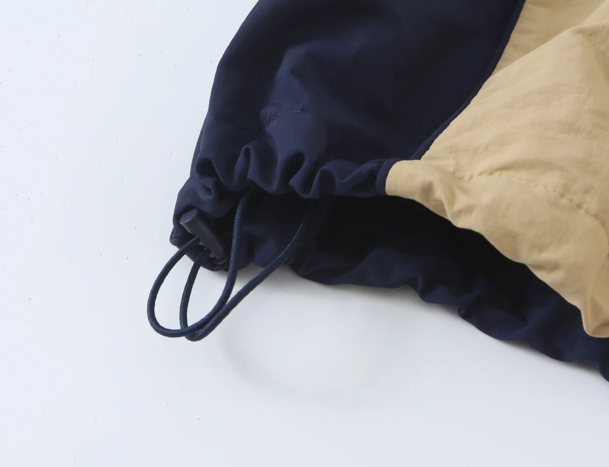 KONDALA Damen Trendiges High-Street Kontrast-Hosen-Set mit Reißverschlussjacke und Hose mit elastischem Bund, Frühherbst 2026, lässiges sportliches Damen-Set – Detail 12