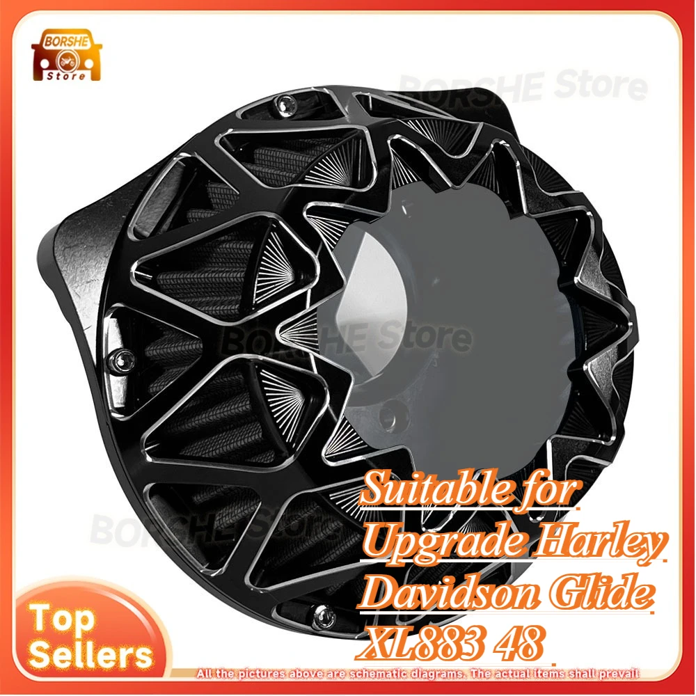 

Suitable for Upgrade Harley Davidson Glide XL883 48 Air Filter Softail Filter Element Dyna Fat Boy Inheritor Road King