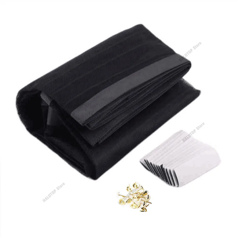 Magnetic Door Screen Custom Size Mosquito Net Curtain Fly Insect Automatic Closing Invisible Mesh for Kitchen Indoor Living Room