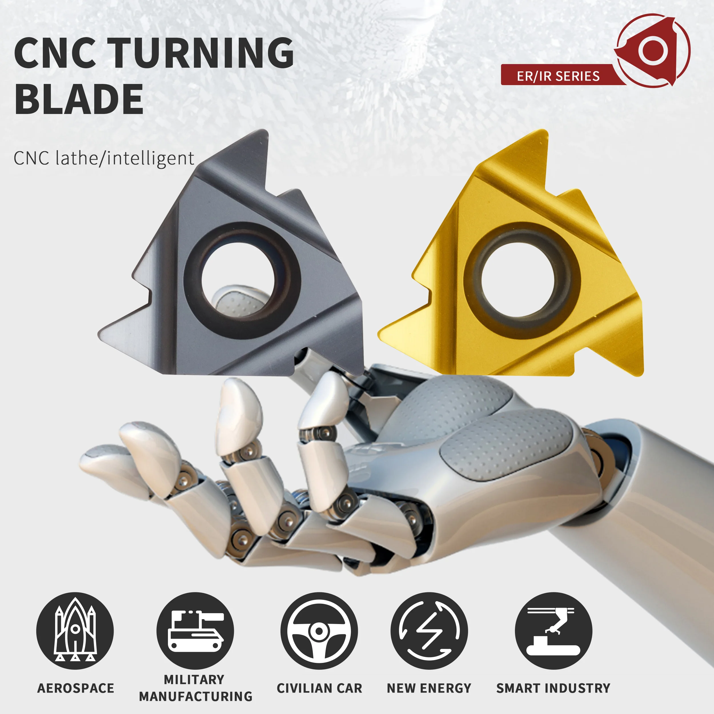 22ER 22IR N55 N60 LDA LDC tornio CNC interno ed esterno filettato lama di lavorazione inserti in metallo duro utensili per tornitura garanzia di qualità